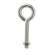 HOMEPAGE 02-3456-443 Bolt Eye Closed with Stainless Steel Hex Nut 0.312 x 3.25 in., 5PK HO152463